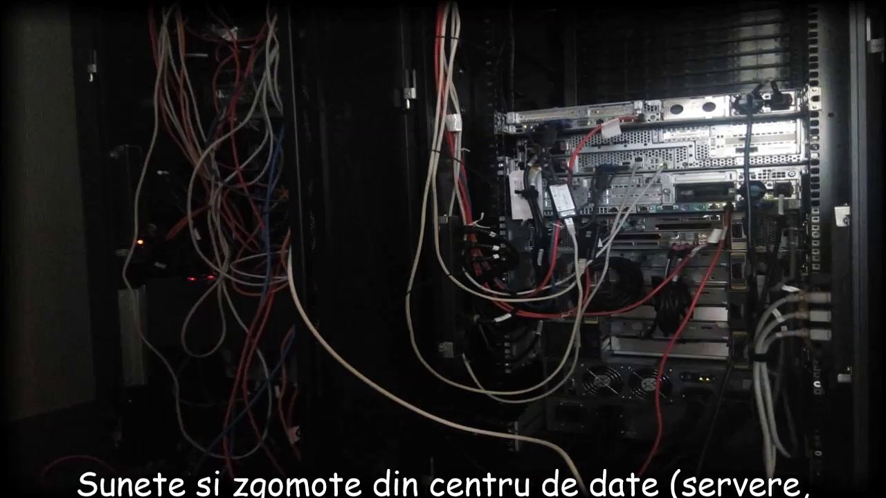 Sunete si zgomote din centru de date (servere, storage, switch-uri, routere, UPS)
