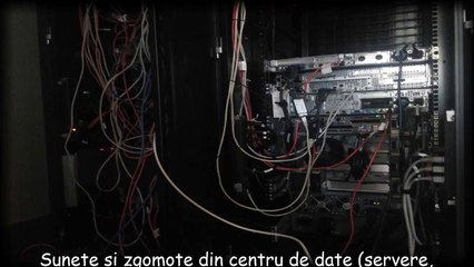 Sunete si zgomote din centru de date (servere, storage, switch-uri, routere, UPS)