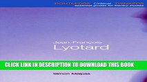 [PDF] Jean-FranÃ§ois Lyotard (Routledge Critical Thinkers) Popular Online