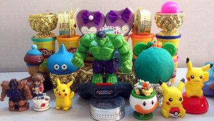 PLAY-DOH Surprise Toys,Shopkins,Hulk,Pokemon,The Lion King,Play Toys for Kids,Surprise Eggs