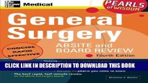 [PDF] General Surgery ABSITE and Board Review: Pearls of Wisdom, Fourth Edition Popular Online