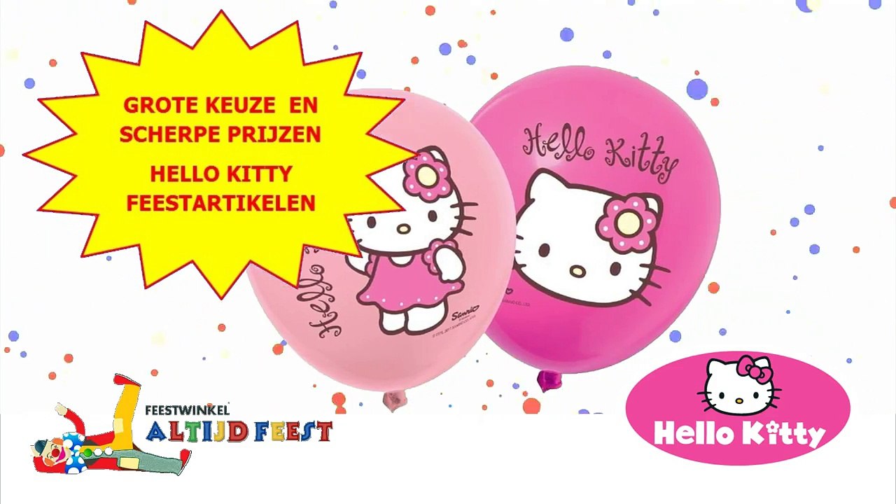 Hello Kitty feestje? Kom eens kijken bij Feestwinkel Altijd Feest
