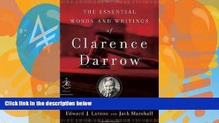 Books to Read  The Essential Words and Writings of Clarence Darrow (Modern Library Classics)  Best