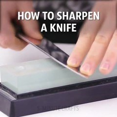 Tout ce qu'il faut savoir pour bien aiguiser les couteaux! Savez-vous le faire!