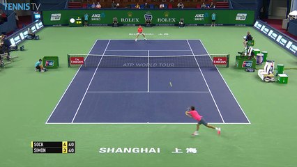 Le point incroyable de Jack Sock face à Gilles Simon