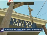 Buffalo home sends mixed political message