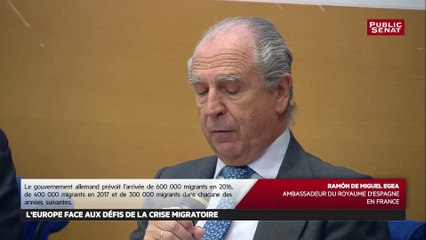 Ramón de Miguel Egea : "Il faut coopérer de manière étroite avec les pays d'origine"