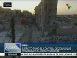 Ejército sirio gana terreno en Alepo