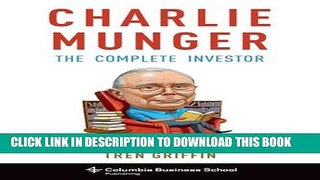 [PDF] Charlie Munger: The Complete Investor Popular Collection