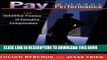 [Read PDF] Pay without Performance: The Unfulfilled Promise of Executive Compensation Ebook Online