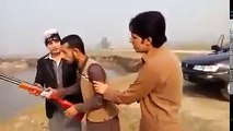 Pashto funny video clip - funny pathan firing