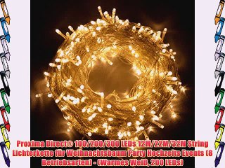 Proxima DirectÂ® 100/200/300 LEDs 12M/22M/32M String Lichterkette fÃ¼r Weihnachtsbaum Party Hochzeits