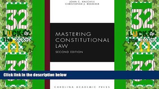 Big Deals  Mastering Constitutional Law, Second Edition (Carolina Academic Press Mastering)  Best