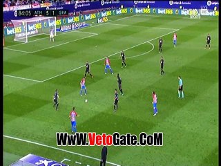الهدف السادس والسابع اتلتيكو مدريد امام غرناطة