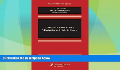 Big Deals  Criminal Procedure: Adjudication and Right To Counsel  Best Seller Books Best Seller