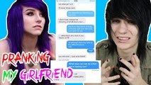 SONG LYRIC TEXT PRANK ON MY GIRLFRIEND - Cold Water Major Lazer (feat. Justin Bieber)