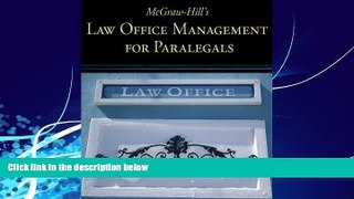 Free [PDF] Downlaod  McGraw-Hill s Law Office Management for Paralegals  BOOK ONLINE