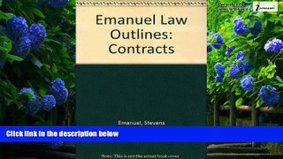 Books to Read  Emanuel Law Outlines: Contracts  Best Seller Books Most Wanted