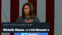 Les propos sexistes de Donald Trump sont « effrayants » et « cruels » pour Michelle Obama