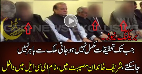 Few important Ministers and few members of Sharif family