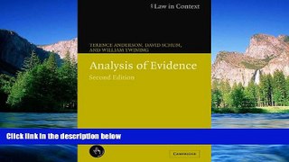 READ FULL  Analysis of Evidence (Law in Context)  READ Ebook Full Ebook