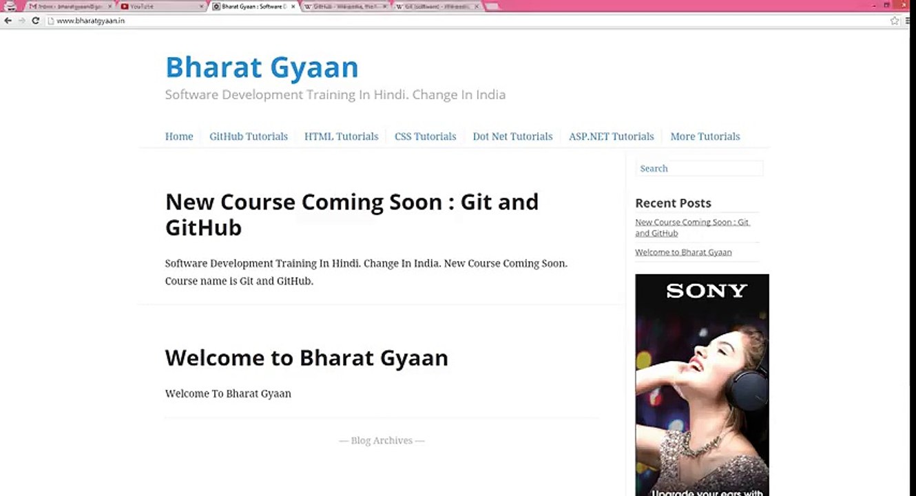 Git and GitHub Course Intro