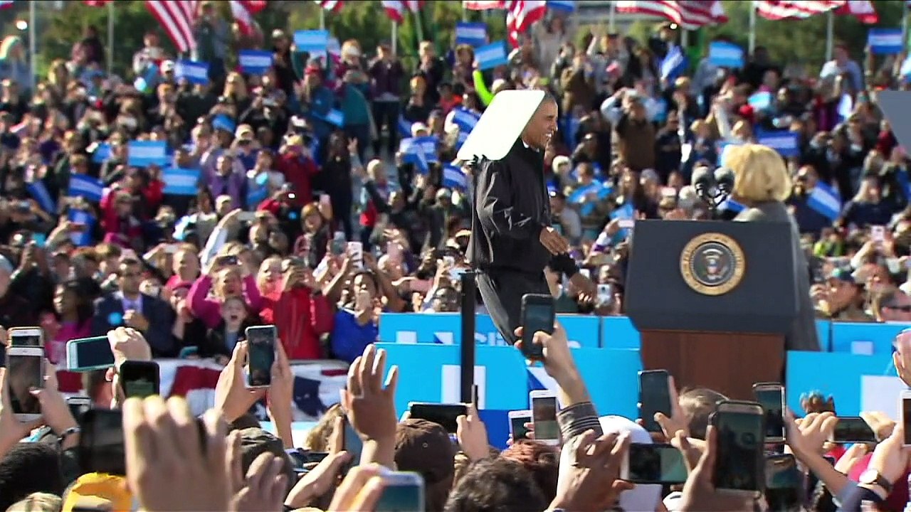 Obama warnt vor Trump: "Die Demokratie steht auf dem Spiel"