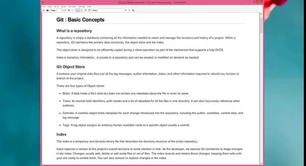 What is a Repository, Git Object Store and Index