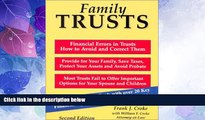 READ book  Family Trusts : Financial Errors in Trusts, How to Avoid and Correct Them, Provide for