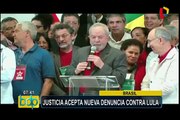 Brasil: aceptan denuncia contra Lula da Silva por supuestos sobornos