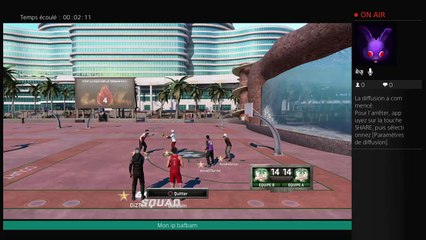 Diffusion PS4 en direct de Nba2k16 Mon parc le debut #2 (7)