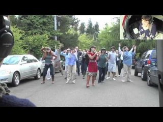 Propuesta de matrimonio de Issac con un Lipdub