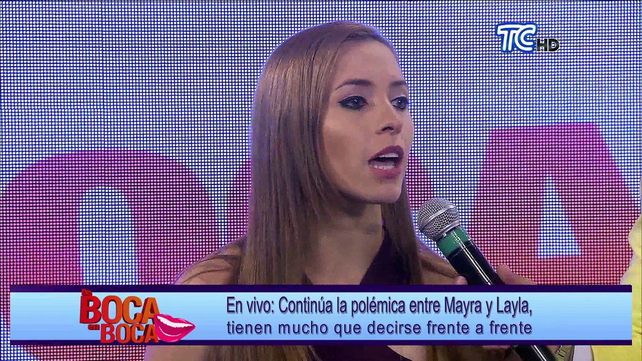 Layla Torres habla sobre su rivalidad con Mayra en de Boca en Boca