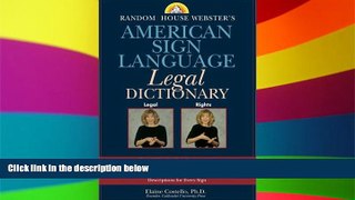 Must Have  Random House Webster s American Sign Language Legal Dictionary  Premium PDF Online