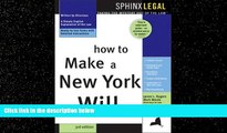 Books to Read  How to Make a New York Will (Legal Survival Guides)  Best Seller Books Best Seller