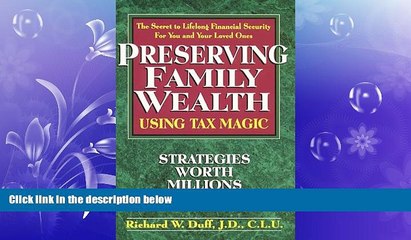 Books to Read  Preserving family wealth using tax magic  Best Seller Books Best Seller