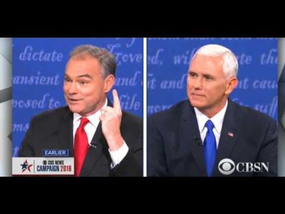 CBS / Trump-Pence Vice Presidential Debate Spin Room Coverage