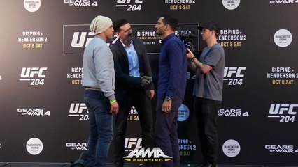 UFC 204: Vitor Belfort vs. Gegard Mousasi Staredown
