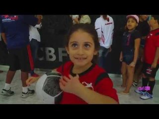 Dia das Crianças tem casa cheia no Museu Seleção Brasileira