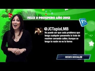 Panamá América - Avance de noticias 30/Diciembre/2011