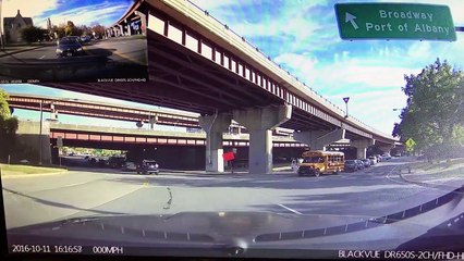 Dashcam BMW crash