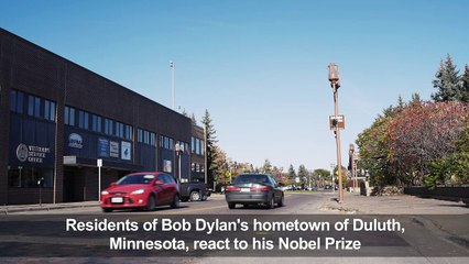 People from Bob Dylan's hometown react to his Nobel Prize