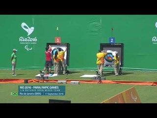 Recurve Open Mixed Team round 1/8 - Rio 2016 Paralympic Games