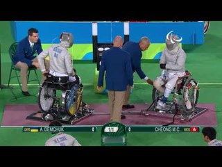 Wheelchair Fencing | Men's Individual Sabre - Cat A | DEMCHUK v CHEONG | Rio 2016 Paralympic Games