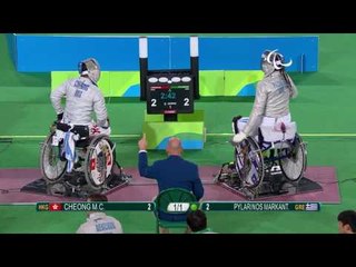 Wheelchair Fencing | Men's Individual Sabre Cat A | CHEONG v PYLARINOS | Rio 2016 Paralympic Games