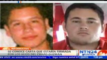 Hijos de 'El Chapo' niegan su participación en el ataque a militares ejecutados el 30 de septiembre en Culiacán
