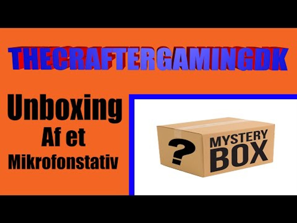 DANISH | UNBOXING AF | NEEWER Microphone Suspension Boom Scissor Arm Stand [HD-60FPS] Lidt dårlig