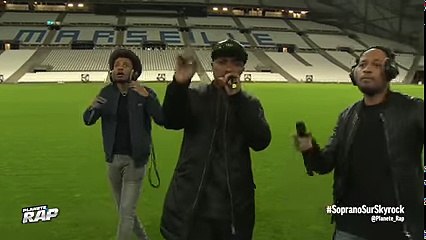 Soprano  '' Le diable ne s'habille plus en prada''  en live du Stade Orange Vélodrome pour Planète Rap