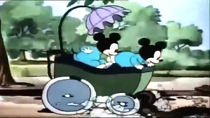 Mickey Mouse and Pluto Cartoons ! Mickeys Steamroller
