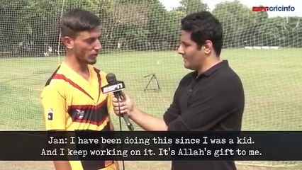 Indian Media is Reporting on Yasir Jan Bowling With Both Hands -
